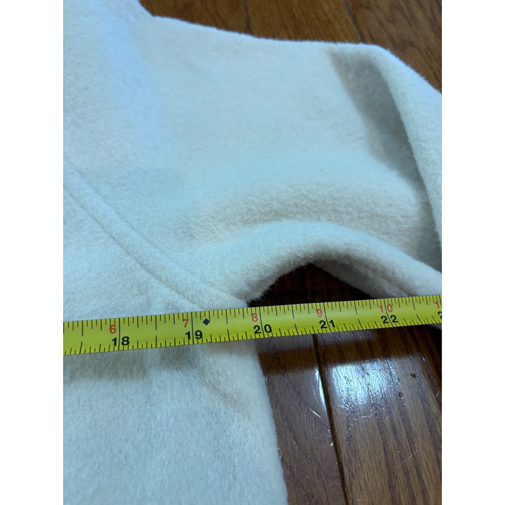 Joie Women's XS Cream Textured Fleece Full Zip Bomber Jacket Coat Neutral - Picture 8 of 9